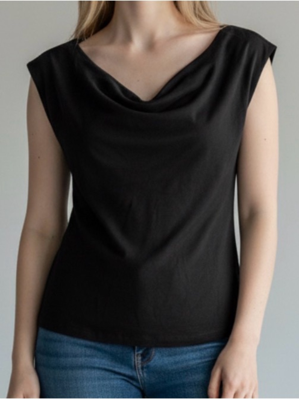 A New Day Relaxed Cowl-Neck Sleeveless Top
